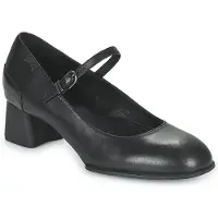 Camper für Damen. K200694-001 Katie schwarze Lederschuhe -Höhe Absatz: 5,1cm (41), 5 bis 8 cm, Schnalle, Lässig, Party, Klassisch