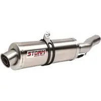 Storm Oval Schalldämpfer CBR900RR 02-04 B/O 4-1 VA
