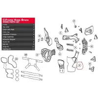Leatt C-frame Pro Left Lower Schienbeinschoner
