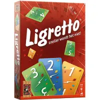 999 Games Ligretto Kartenspiel Rot, 160 Karten, für 2-4 Spieler, mit anderen Ligretto-Spielen kombinierbar