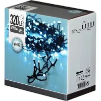 SELF IMPORT AGENCIES Weihnachtsbaumleuchten 320 LED, außen, Farbe weiß - Home Styling Collection