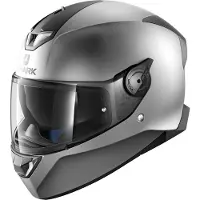 Shark Skwal 2 Blank Mat LED Helm, silber matt, XL (61/62)