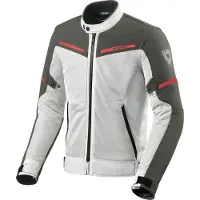 REV'IT! Revit Airwave 3 Motorrad Textiljacke, weiß/grau, S
