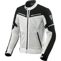 REV'IT! Revit Airwave 3 Motorrad Textiljacke, weiß/schwarz, S