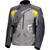 SCOTT Dualraid Dryo Motorrad Textiljacke, schwarz/grau, 2XL