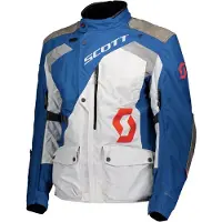 SCOTT Dualraid Dryo Motorrad Textiljacke, blau/grau, S