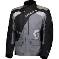 SCOTT Dualraid Dryo Motorrad Textiljacke, dunkelblau/grün, Short 3XL
