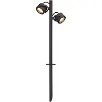 SLV 231535 SITRA 360 SPIKE, Outdoor Spiessleuchte, zweiflammig, TCR-TSE, IP44, anthrazit, max. 18 W