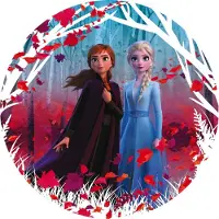 Komar Fototapete "Vlies selbstklebend - Frozen 2 Winter is Coming - Größe 125 x 125 cm" bedruckt glatt Kinderzimmer