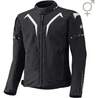 Held Zelda Damen Touren Textiljacke, schwarz/weiß, XL
