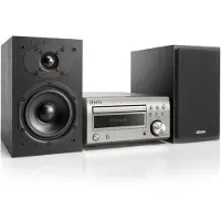 Denon D-M41, Home-Audio-Minisystem, Schwarz, Silber, 1 Disks, 60 W, 1-Weg, RCA