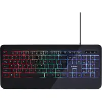 Gembird KB-UML-03, Volle Größe (100%), Kabelgebunden, USB, QWERTY, LED, Schwarz