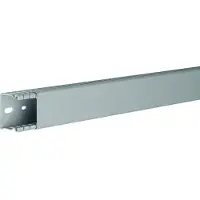 Hager Verdrahtungskanal aus PVC BA6 30x40 mm steingrau, Kabelkanal, Grau, PVC, V0, 47 mm, 2000 mm