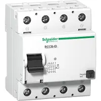 Schneider Electric Electric 16926 Fehlerstrom-Schutzschalter ID, 4P, 125A, Typ A, 300mA