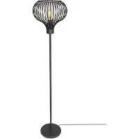 Freelight Stehlampe Aglio, Höhe 180 cm, schwarz, Metall