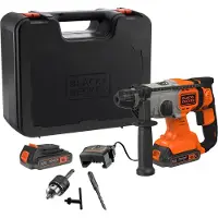 Black & Decker BCD900E2K-QW, Handbohrmaschine, SDS Plus, 2,5 cm, 1880 RPM, 2,5 cm, 1,3 cm