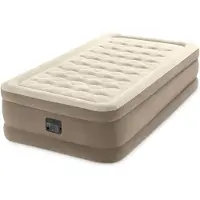 Intex 64456 Ultra Plush Bed 230 V Single-Luftbett mit integrierter Luftpumpe, 191x99x46 cm