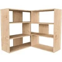 Houseland Modernes Eckregal Molly No.3 Eiche natur