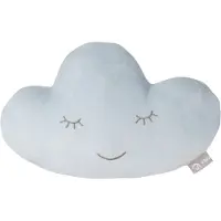 Roba Babykissen "Lil Cuties, Wolke", Kinder, Gr. 1 Stk., weiß (sky, hellblau, bestickt), Polyester, bestickt, Dekokissen_Sitzkissen_Kissenhüllen Babykissen