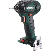 Metabo SSD 18 LTX 200 BL, Schlagschrauber, Schwarz, Grün, 1/4", 2900 RPM, 200 Nm, 105 dB