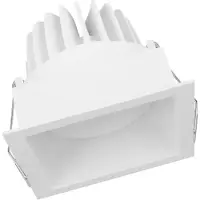 Ledvance SPOT SQUARE DK ADJ 8 W 3000 K WT, Einbaustrahler, 1 Glühbirne(n), LED, 3000 K, 650 lm, Weiß