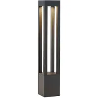 Arcchio LED-Pollerleuchte Lienna, 90 cm, grau, Metall, IP65