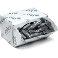 Wiha Bit Set Standard 25 mm Phillips (PH3) 50-teiliges Set 1/4 zoll C6,3 in Großpackung - 08049