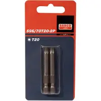 Bahco Standard 1/4´´ Bit Für Torx T27 Schrauben 70 Mm 2 Einheiten