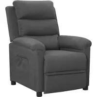 vidaXL Relaxsessel Dunkelgrau Stoff