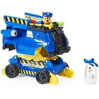 Spin Master PAW Patrol Chases Rise and Rescue verwandelbares Spielzeugauto mit Actionfiguren und Zubehör, ab 3 Jahren, Polizeifahrzeug, Kinderspielzeug, 3 Jahr(e), Mehrfarbig