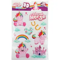PADU TOI-TOYS Wall Deco Aufkleber Einhorn