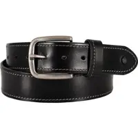 Detlev Louis DL-AC-1 Ledergürtel Unisex Rindsleder schwarz, 90CM