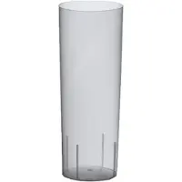 Papstar Starpak 500 Gläser für Longdrinks, PP 0,3 l Ø 5,85 cm · 15,2 cm transluzent unzerbrechlich