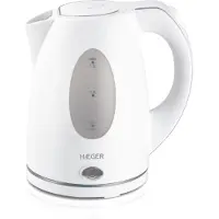 Haeger EK-15W.026A, 1,5 l, 2200 W, Weiß, Wasserstandsanzeige, Überhitzungsschutz, Drahtlos
