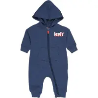 Levi's Babyanzug mit Kapuze und Logoprint