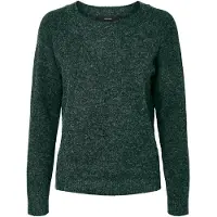 Vero Moda "VMDOFFY LS O-NECK BLOUSE GA NOOS" Materialmix, regular fit