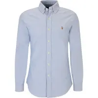 Ralph Lauren für Herren. 710792041002 Custom Fit Oxford Hemd blau (3XL), Lässig, Baumwolle, Langarm
