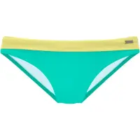 Venice beach Bikini-Hose "Anna", Damen, Gr. 44, N-Gr, grün (mint), Microfaser, Polyamid, kontrastfarbene Details, unifarben, Badehosen Bikini-Hose, mit kontrastfarbenem Bund