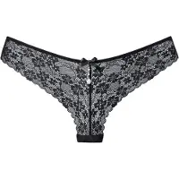 LASCANA String schwarz Gr. 40/42 für Damen. Figurbetont