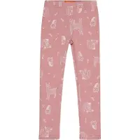 STACCATO Thermoleggings , Mädchen, Gr. 128/134, Normalgrößen, rosa, Oberstoff: 65% Polyester, 30% Baumwolle, 5% Elasthan;, bedruckt, normal, Hosen Thermoleggings, mit Allover-Print
