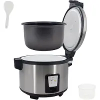 Metro Professional Reiskocher, GRC1008, 42 x 33 x 34 cm, 8 L, Edelstahl, silber