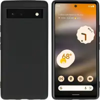 IMoshion Google Pixel 6a Hülle - Silikon - - Backcover/Soft Case - Schwarz
