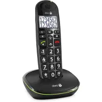 Doro Phone EASY 110 Strahlungsarmes Schnurlostelefon, Rufnummernanzeige, 10h Sprechzeit, 4 Tage Standby, Freisprechfunktion, DECT