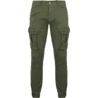 Alpha industries Cargohose "Spy Pant", Herren, Gr. 29, Normalgrößen, grün (schwarz olive), Obermaterial: 98% Baumwolle, 2% Elastan. Futter: 100% Baumwolle, Hosen Cargohose