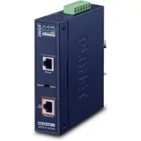 Planet IPOE-171-95W, 10/100/1000Base-T(X), IEEE 802.3, IEEE 802.3ab, IEEE 802.3af, IEEE 802.3at, IEEE 802.3bt, IEEE 802.3u, Cat3, Cat4, Cat5, Cat5e, Cat6, Cat6a, Blau, Metall, PoE, Leistung, Fertig
