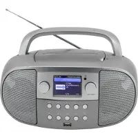 Soundmaster SCD7600TI, Analog & Digital, DAB+, FM, Spieler, CD, CD-R, CD-RW, 4 W, LCD