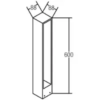 Brumberg BRU 60007103 LED-Pollerleuchte 230V, 9W