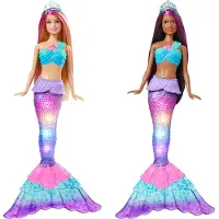 Barbie HDJ36 - Barbie - Dreamtopia - Puppe mit Licht, Meerjungfrau