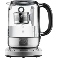 Solis Tea Kettle Automatic 5518 - Wasserkocher mit Temperaturregelung - Teezubereiter - Silber