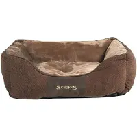 Scruffs & Tramps Chester Box Bed - Chocolate (Braun) - M